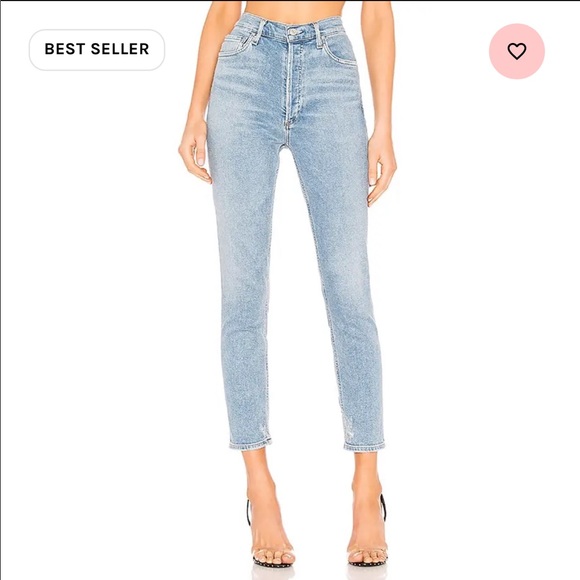 AGOLDE Nico High Rise Slim Fit Jeans - Picture 1 of 7